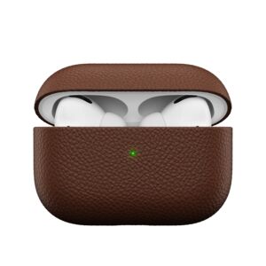 KeyBudz Leather Apple Airpods Pro Case Brown KeyBudz Leather Apple Airpods Pro Case Brown